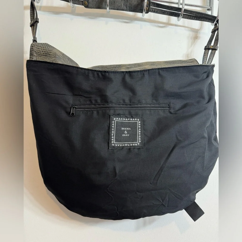Deena & Ozzy Reptile Hobo Bag